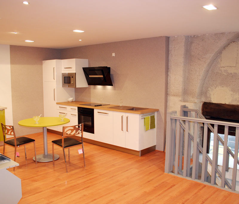 Modèle MILAN Cuisines You, Modèle MILAN Blanc polaire brillant